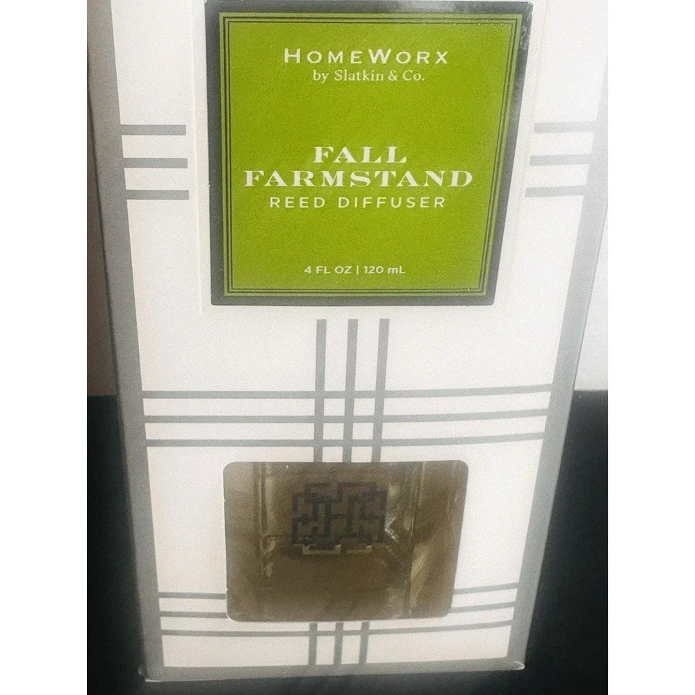 HomeWorx by Slatkin & Co. Reed Diffuser Fall Farmstand _ 4 FL oz